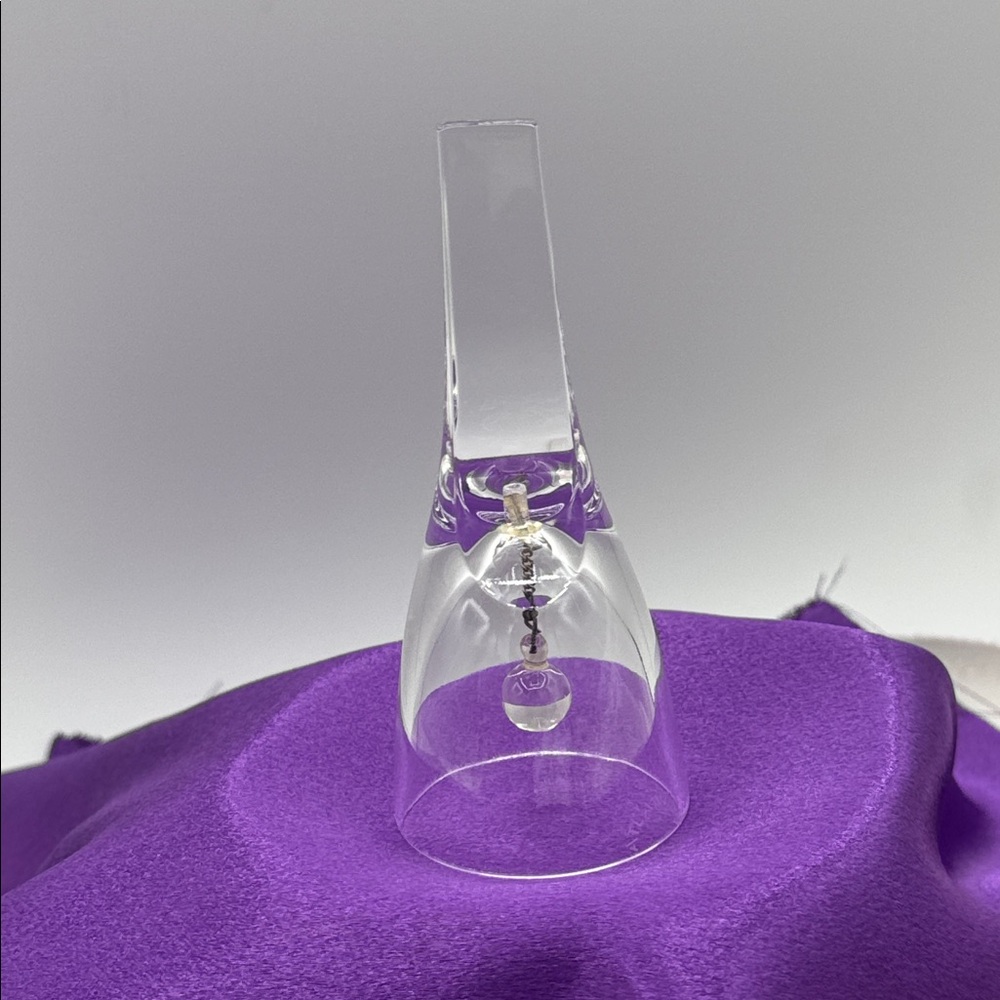 Atlantis Lead Crystal Bell;Excellent style. Wonderful condition, 4 .25” tall.
